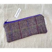 Funda de Gafas Tweed "Berenjena"