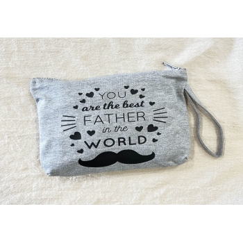 Estuche Neceser "The Best Father" con asa