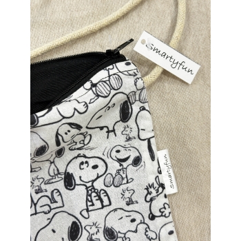 Bolsa Porta Móvil "Snoopy Bocetos"