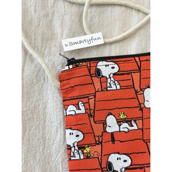 Bolsa Porta Móvil "Snoopy Caseta"