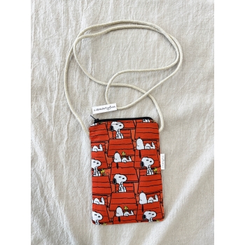 Bolsa Porta Móvil "Snoopy Caseta"