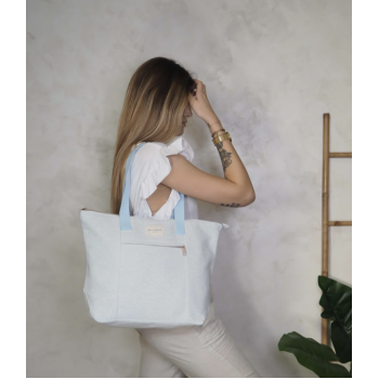 Bolso Shopper "Cel" con cremallera