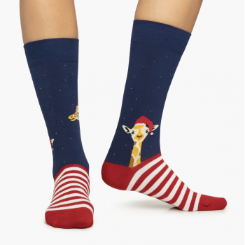 Calcetines "Christmas Giraffe" de Jimmy Lion