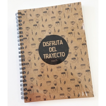 Cuaderno "Disfruta del Trayecto" de HappyMots