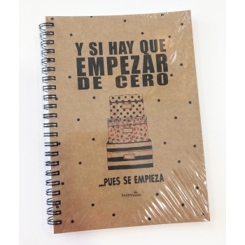 Cuaderno "Empezar de Cero" de HappyMots