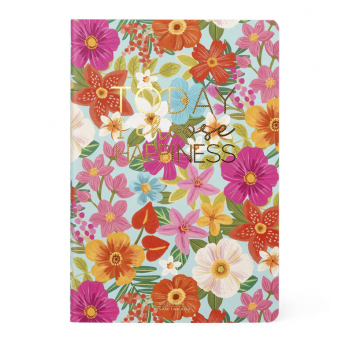 Cuaderno "Flowers" A5 de LEGAMI