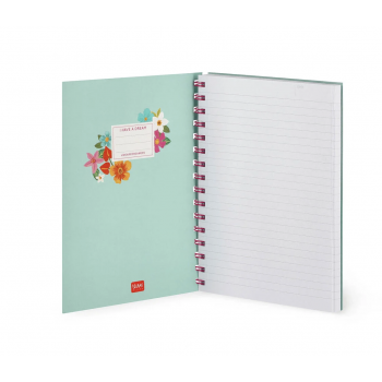 Cuaderno "Flowers" A5 de LEGAMI