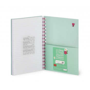 Cuaderno "Flowers" A5 de LEGAMI