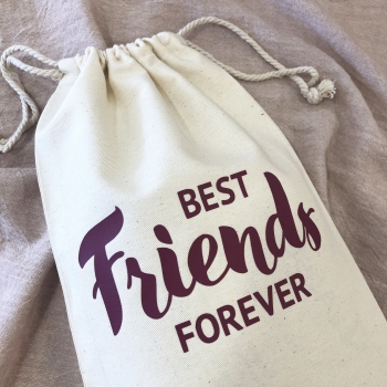 Saco de tela "Best Friends"