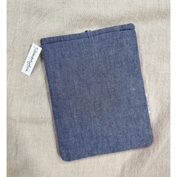 Funda Protectora "Vichy Burdeos" para Ebook, con bolsillo