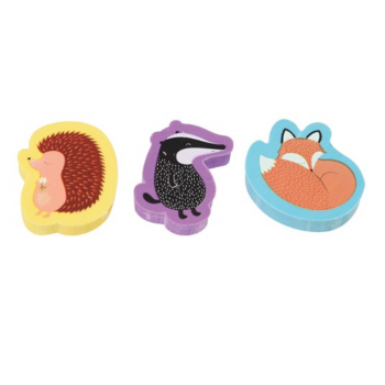 Gomas de Borrar "Animales" (Pack de 3)