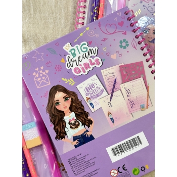 Pack de Lettering "Big Dreams Girls"