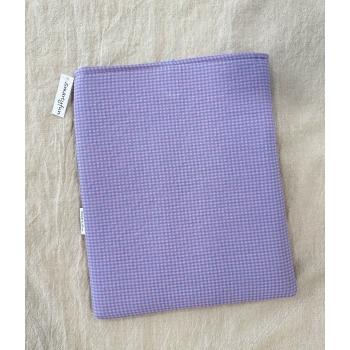 Funda Protectora "Vichy Malva" con bolsillo