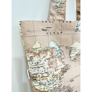 Bolsa Tote Bag "Mapamundi" (Varios colores)