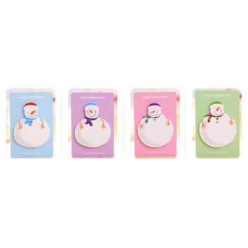 Notas Adhesivas "Snowman" (Pack de 4 uds)