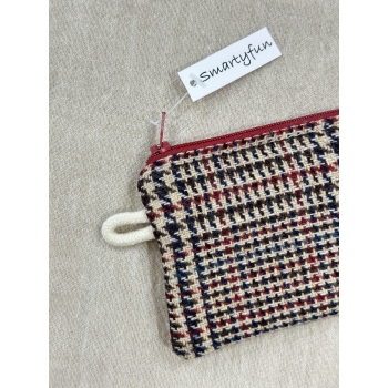 Monedero Tweed "Pata de Gallo"