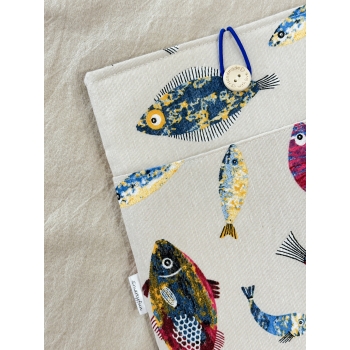 Funda Protectora "Peces" con bolsillo