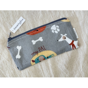 Funda de Gafas "Perros Gris"