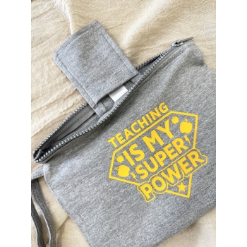 Estuche Neceser "Teaching is my Superpower"