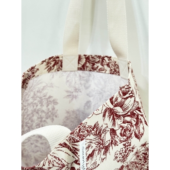 Bolsa Tote Bag "Toile de Jouy"