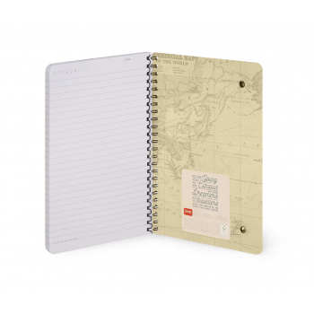 Cuaderno "Travel" A5 de LEGAMI con Stickers