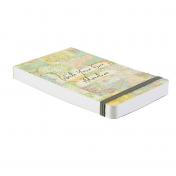 Libreta "Vintage Map Collage"